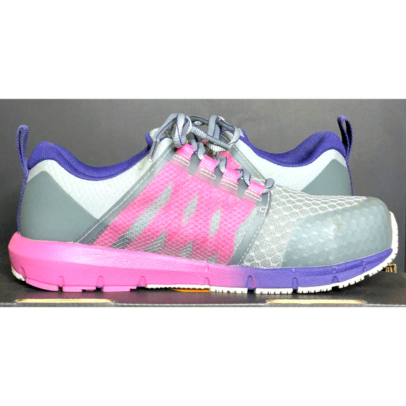 Timberland PRO Shoe Womens 7 Gray Radius Composite Toe Safety Slip Resistant NEW - Picture 5 of 10